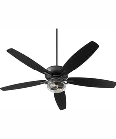 60" Breeze Patio 2-light LED Patio Indoor/Outdoor Ceiling Fan Textured Black