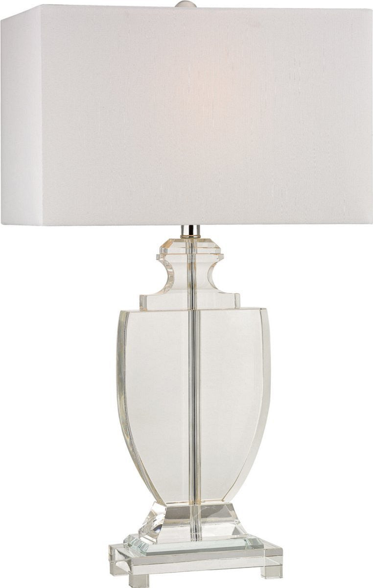 26"H Avonmead 1-Light Table Lamp Clear
