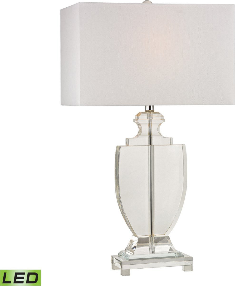 26"H Avonmead 1-Light LED Table Lamp Clear