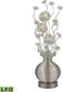 Dimond Lazelle 5 Light Led Floor Lamp Silver D2717