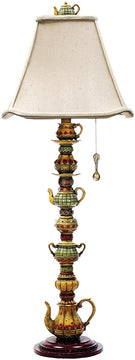 35"H Tea Service Candlestick 1-Light Table Lamp Burwell
