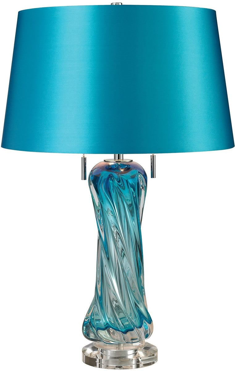 Dimond Vergato 2-Light LED Table Lamp Blue D2664-LED