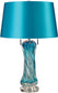 Dimond Vergato 2-Light LED Table Lamp Blue D2664-LED