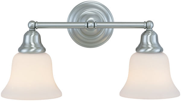 Dolan Designs Brockport 2-Light Vanity Strip Satin Nickel 49209