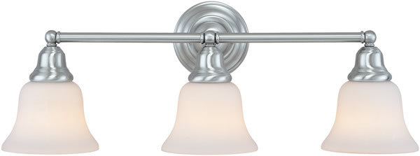 Dolan Designs Brockport 3-Light Vanity Strip Satin Nickel 49309