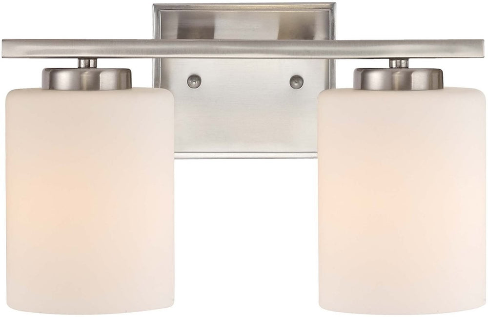 Dolan Designs Chloe 2-Light Bath Fixture Satin Nickel 388209