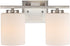 Dolan Designs Chloe 2-Light Bath Fixture Satin Nickel 388209