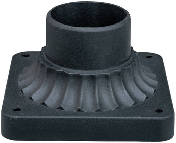 4"H Pier Mount Black