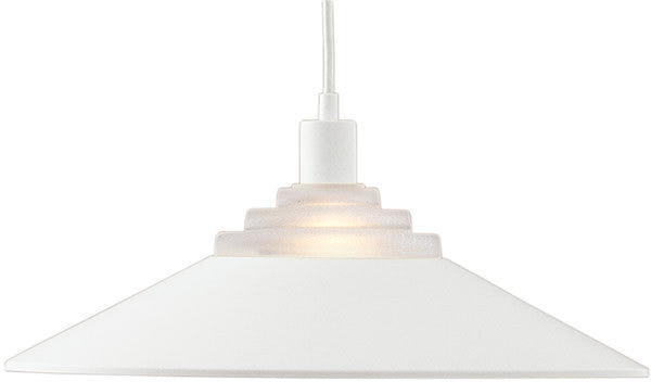 Dolan Designs Pinnacle 1-Light Pendant Matte White 10005