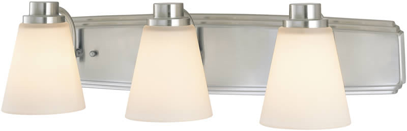 Dolan Designs Southport 3-Light Bath Satin Nickel 340309