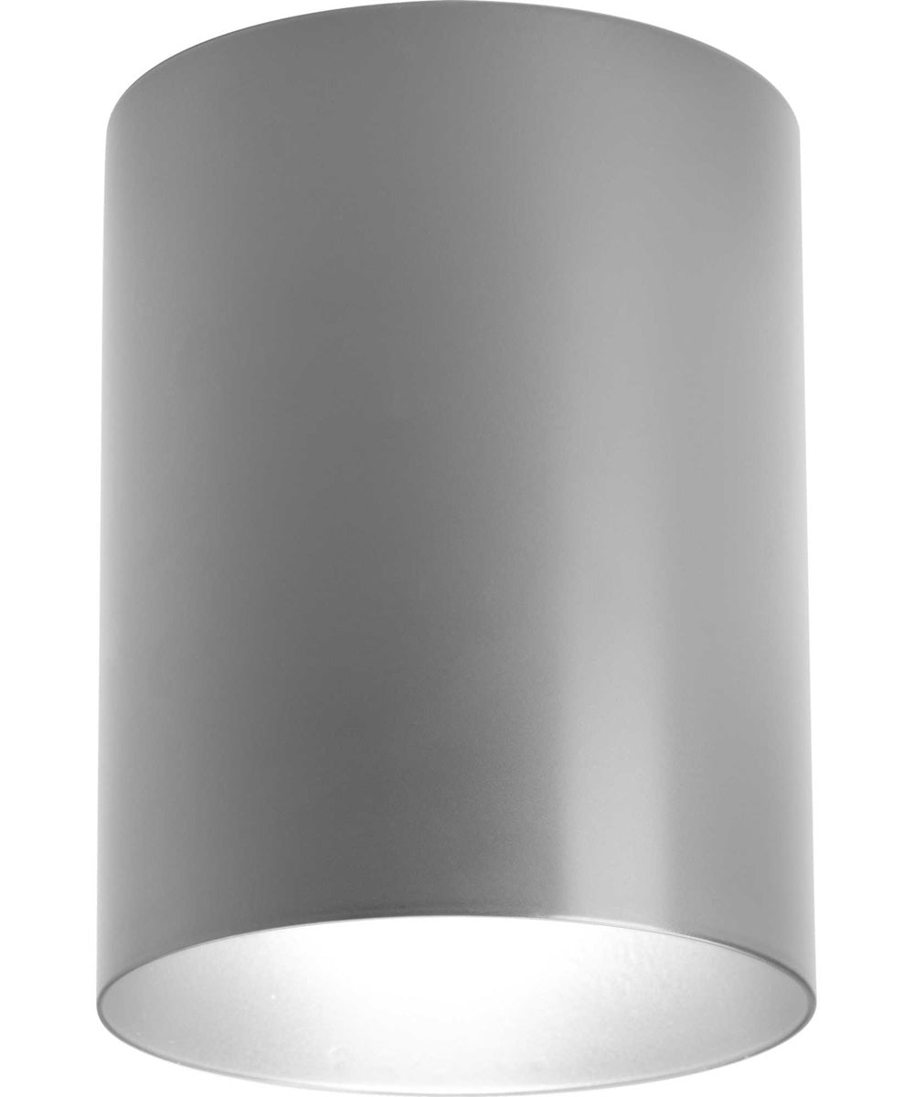5" LED Outdoor Flush Mount Cylinder Metallic Gray