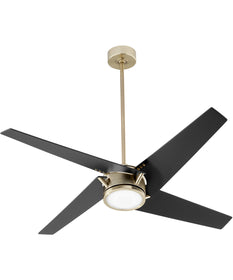 54" Axis 1-light LED Ceiling Fan Aged Brass