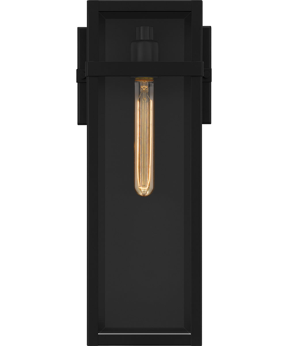 Vanessa Large 1-light Outdoor Wall Light  Coastal Armour Aluminum Matte Black