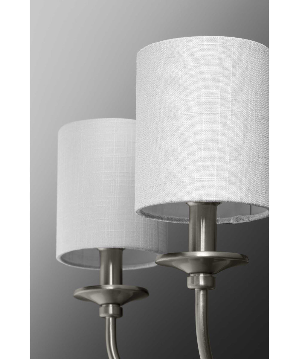 Bonita 2-Light Wall Sconce Brushed Nickel