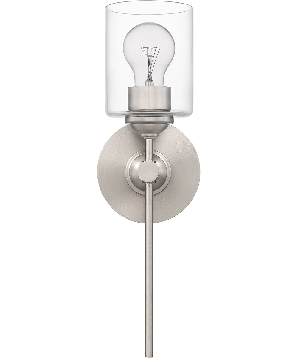 Aria Small 1-light Wall Sconce Brushed Nickel