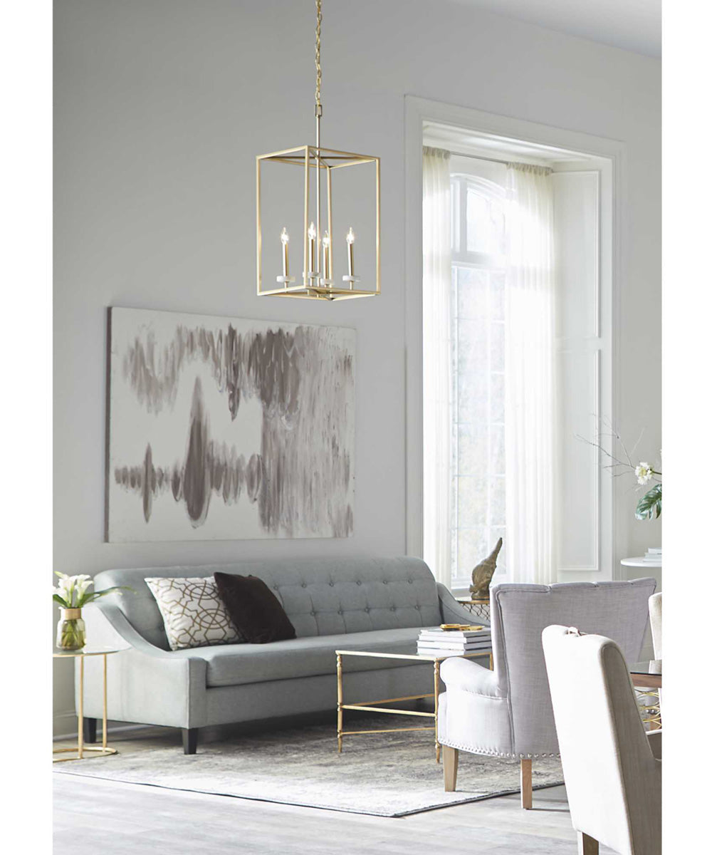 Palacio 4-Light Pendant Vintage Gold