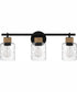 Baltic Large 3-light Bath Light Matte Black