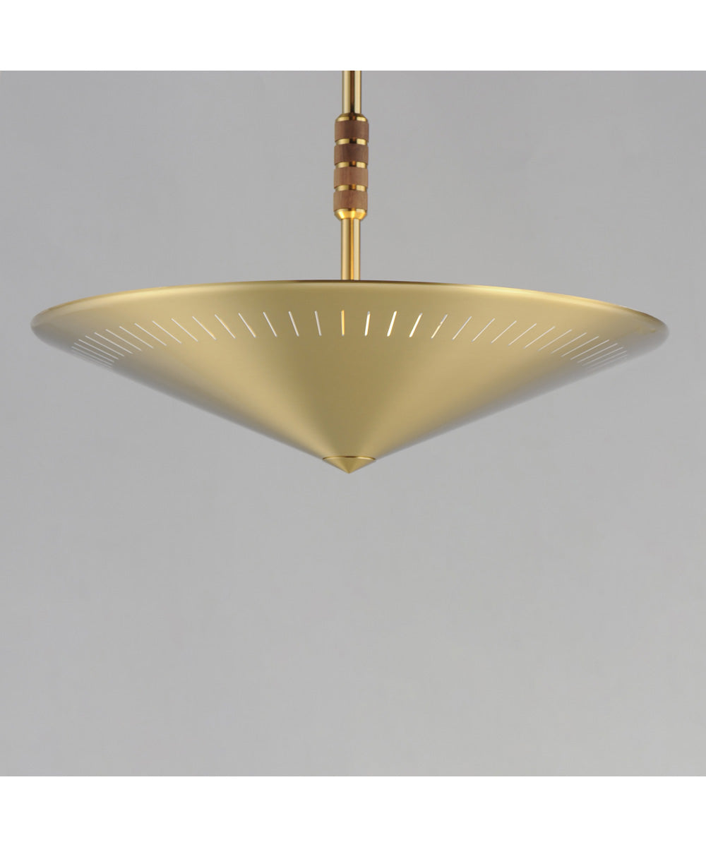 Helsinki 20 inch Pendant Natural Aged Brass