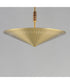 Helsinki 20 inch Pendant Natural Aged Brass