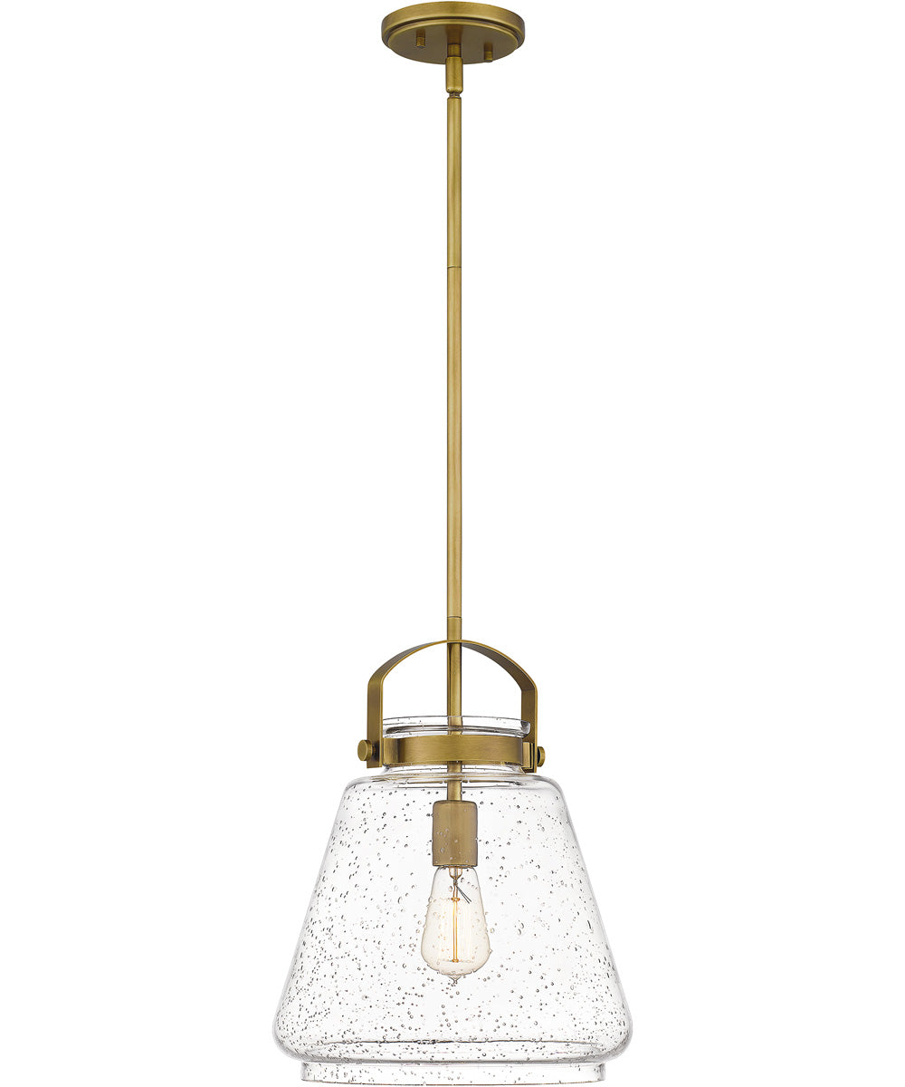 Stella Small 1-light Mini Pendant Weathered Brass