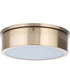 Fenn LED Flushmount Satin Brass