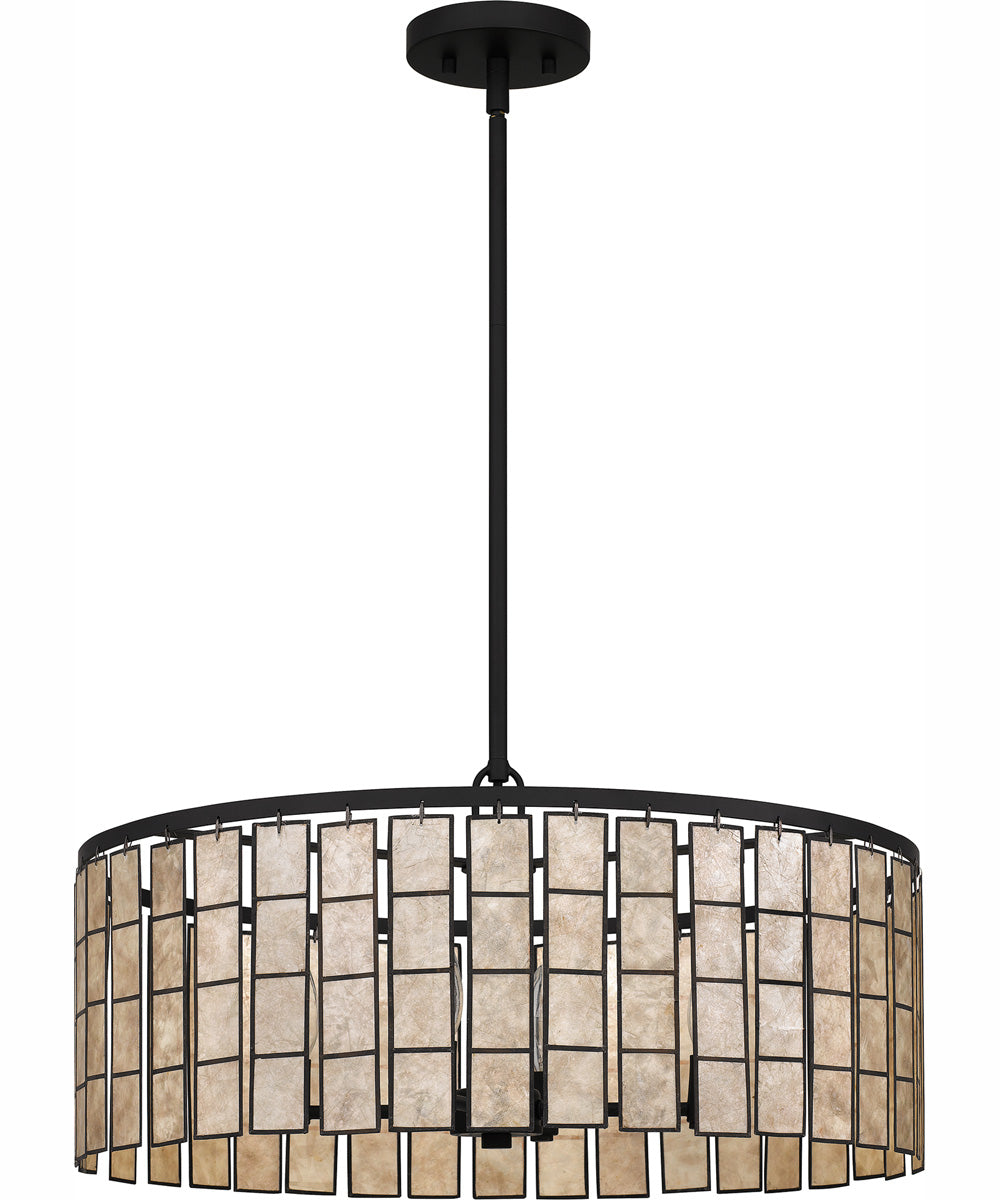 Seigler 4-light Pendant Matte Black