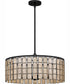 Seigler 4-light Pendant Matte Black