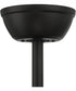 52" Outdoor Pro Plus 119 Pan Light Kit 1-Light Indoor/Outdoor Ceiling Fan Flat Black