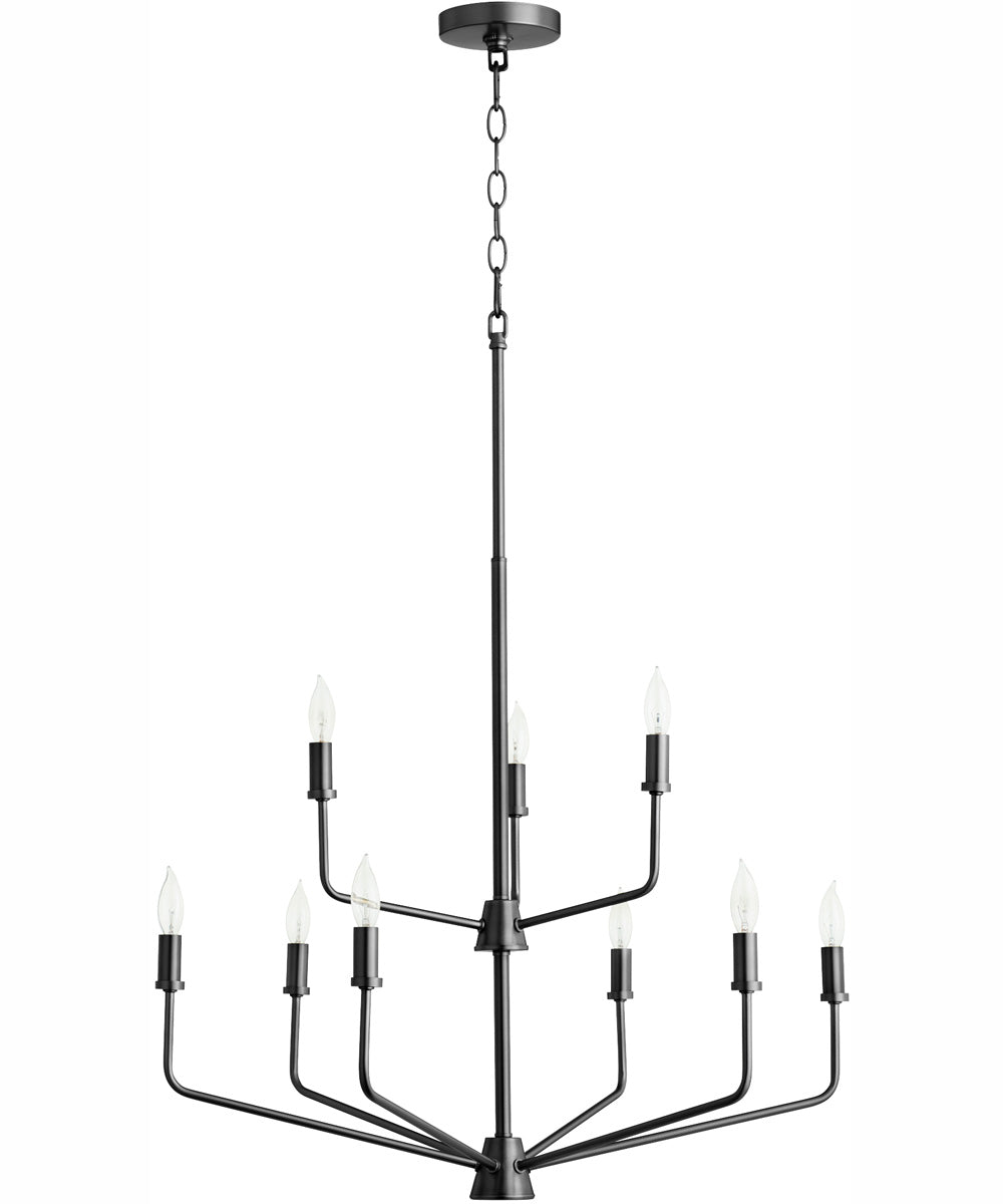 Harmony 9-light Chandelier Matte Black