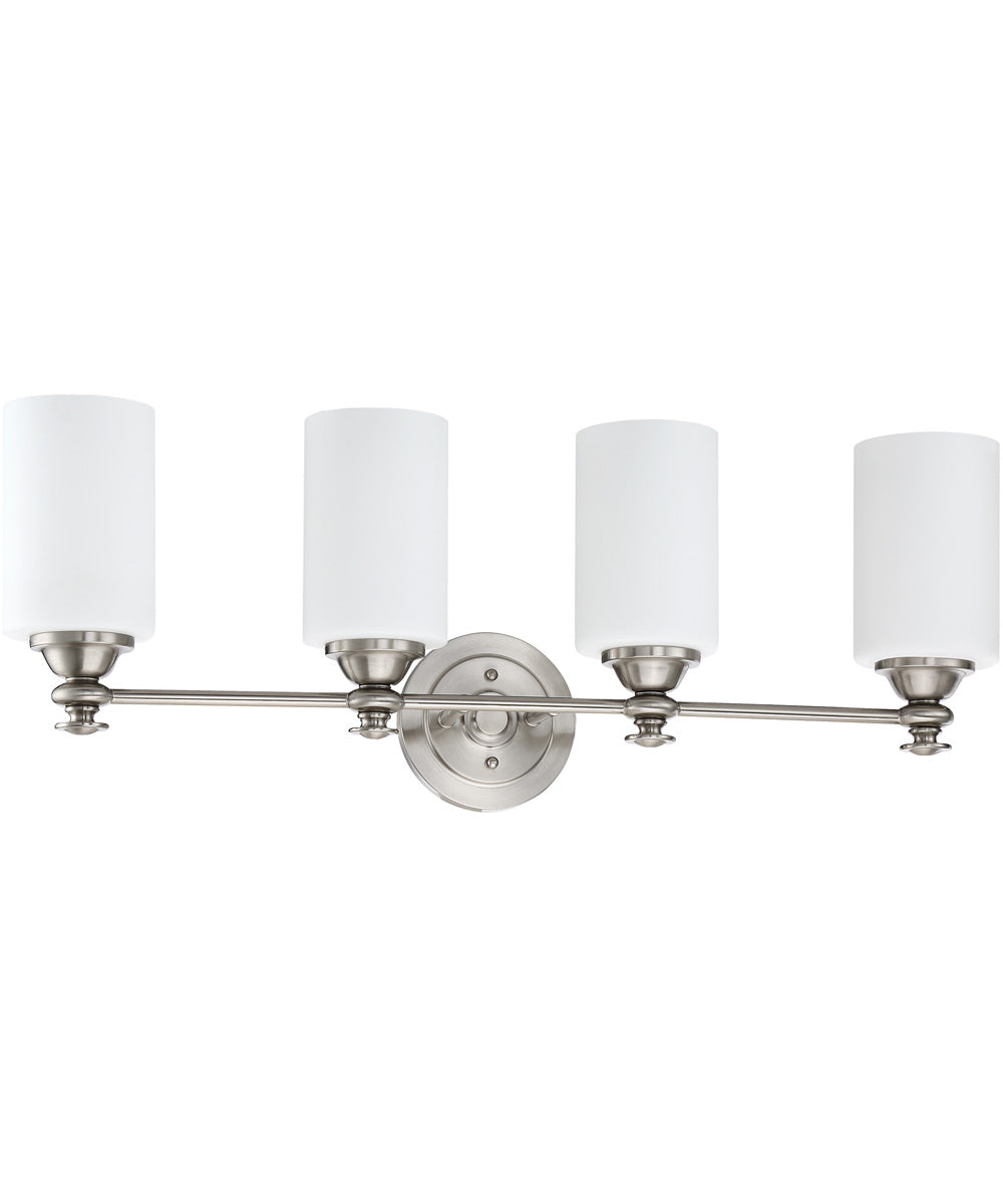 Dardyn 4-Light Bath Vanity Light Brushed Polished Nickel