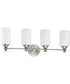 Dardyn 4-Light Bath Vanity Light Brushed Polished Nickel