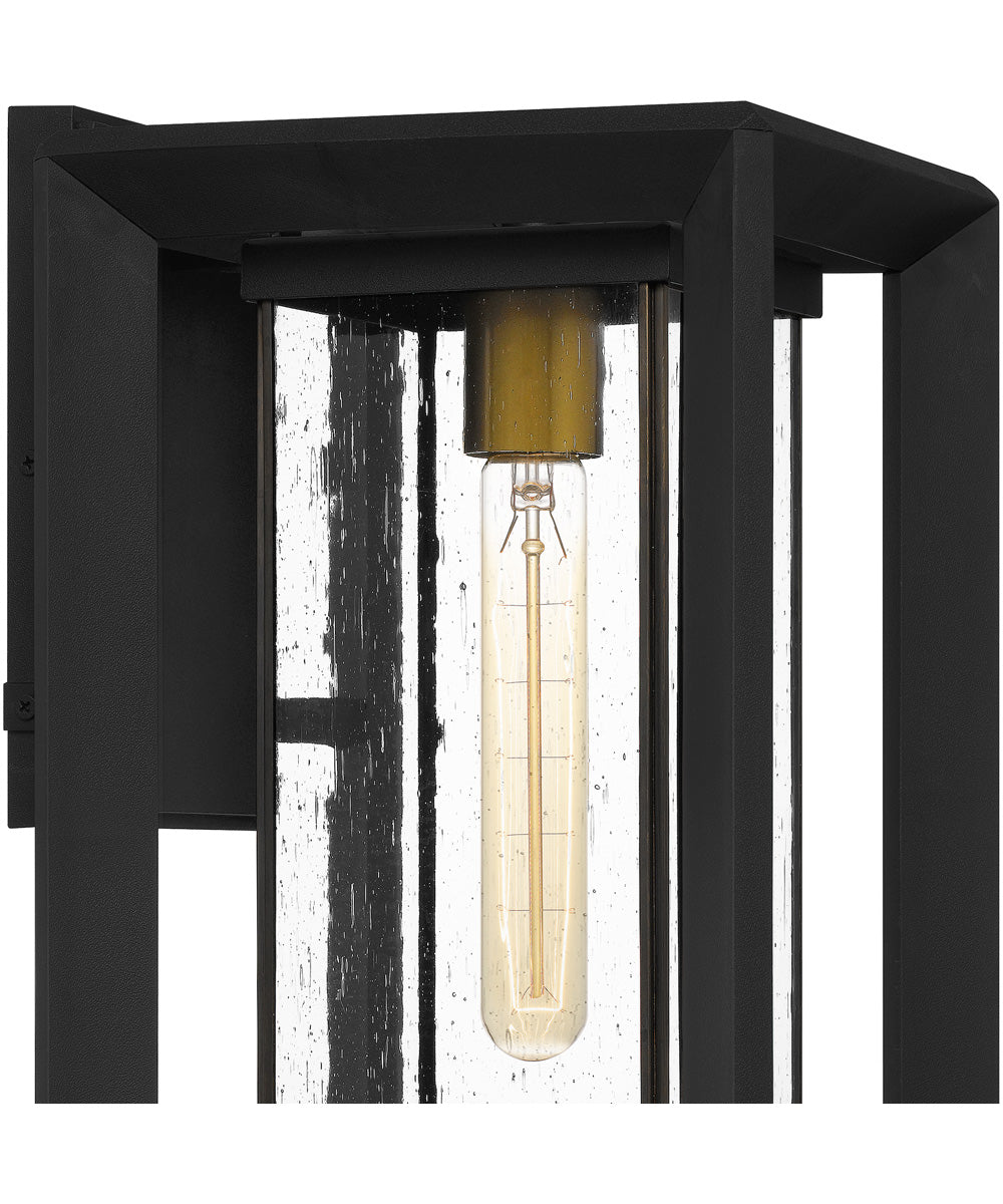 Infinger Large 1-light Outdoor Wall Light  Coastal Armour Earth Black