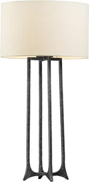 31"H Anvil 1-Light Table Lamp Natural Iron