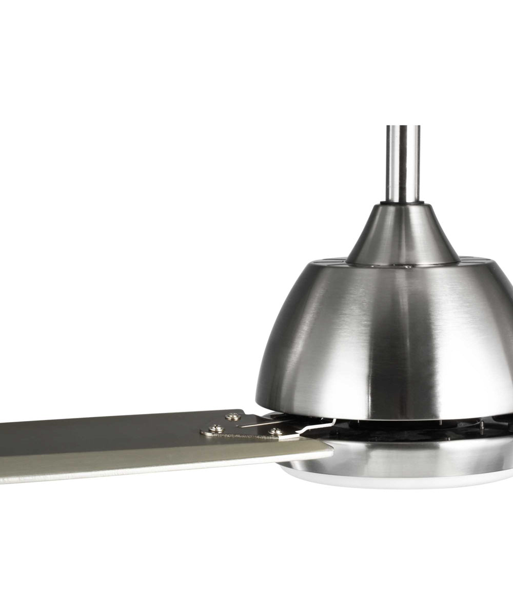 Oriole 60" 3-Blade Ceiling Fan with LED Light Brushed Nickel
