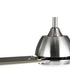 Oriole 60" 3-Blade Ceiling Fan with LED Light Brushed Nickel