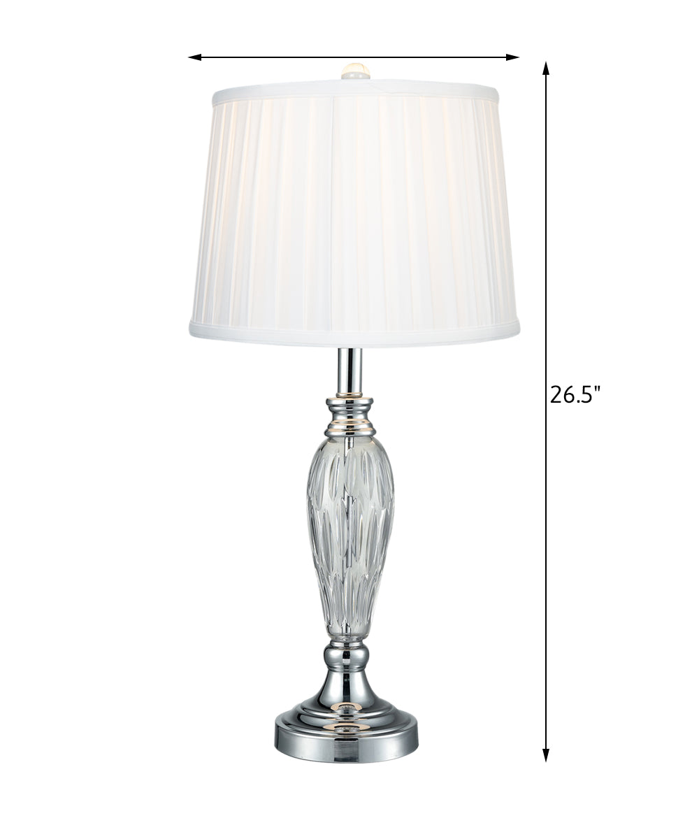 Vella 24% Lead Crystal Table Lamp