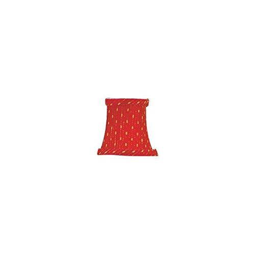 Livex 3.5"H x 5"W Red and Gold Bell Clip-on Lampshade