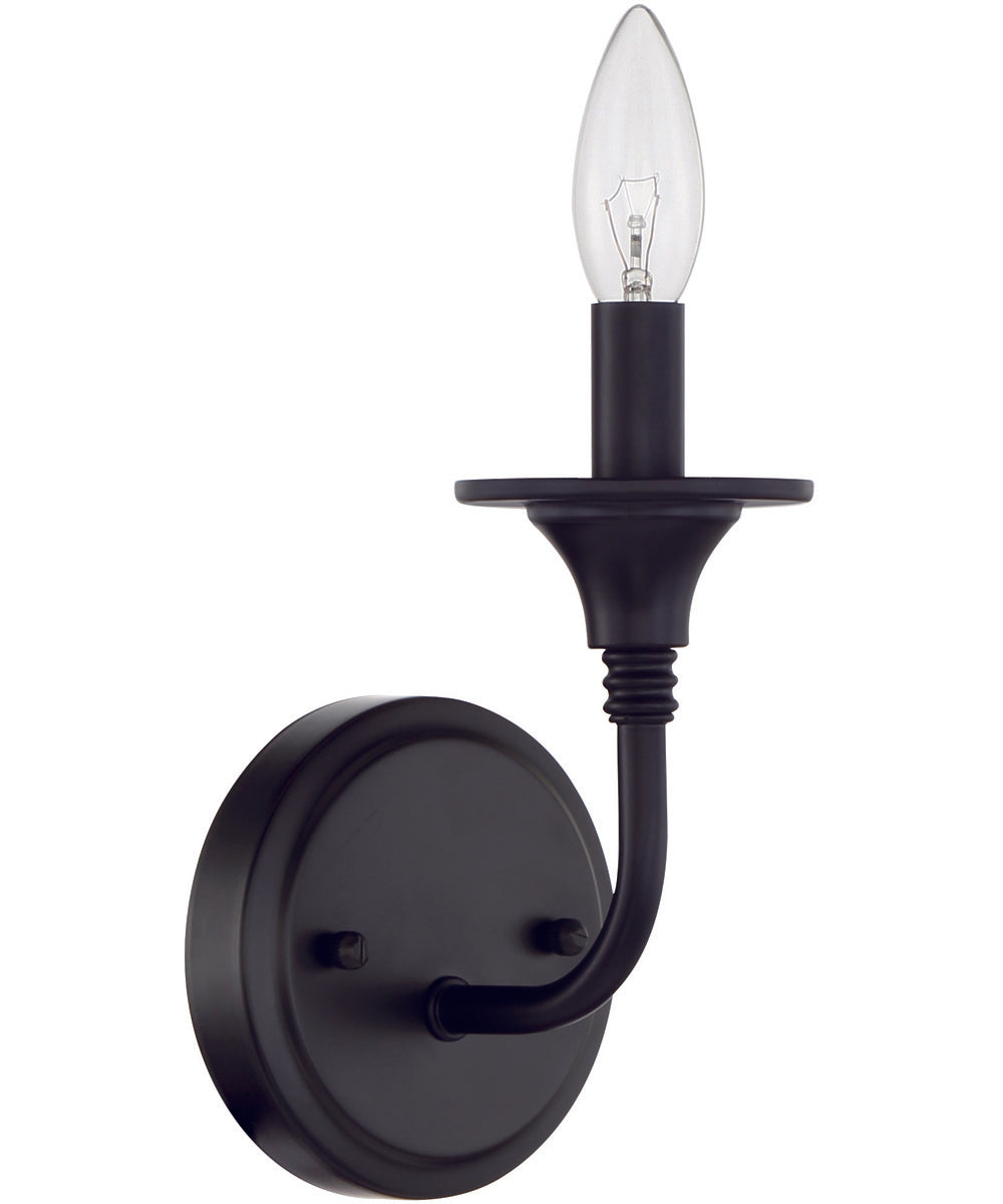 Jolenne 1-Light Wall Sconce Flat Black