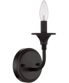 Jolenne 1-Light Wall Sconce Flat Black