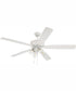 60" Outdoor Super Pro 104 4-Light Indoor/Outdoor Ceiling Fan White