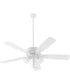 52" Ovation 3-light LED Ceiling Fan Studio White