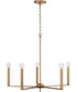 Portman 5-Light Chandelier Aged Brass