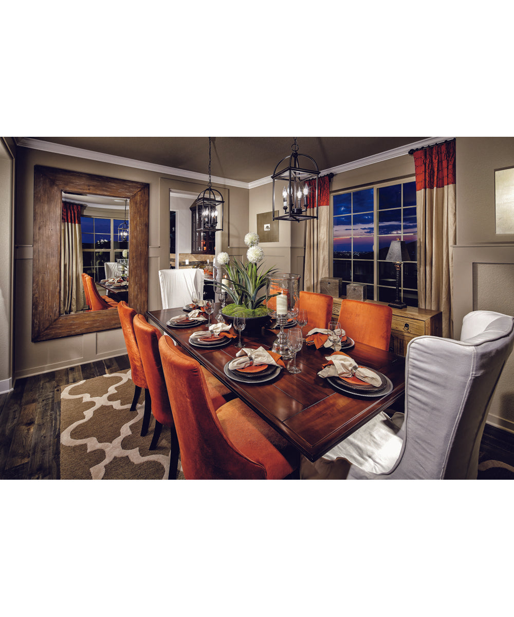 Piedmont 4-Light Foyer Lantern Antique Bronze