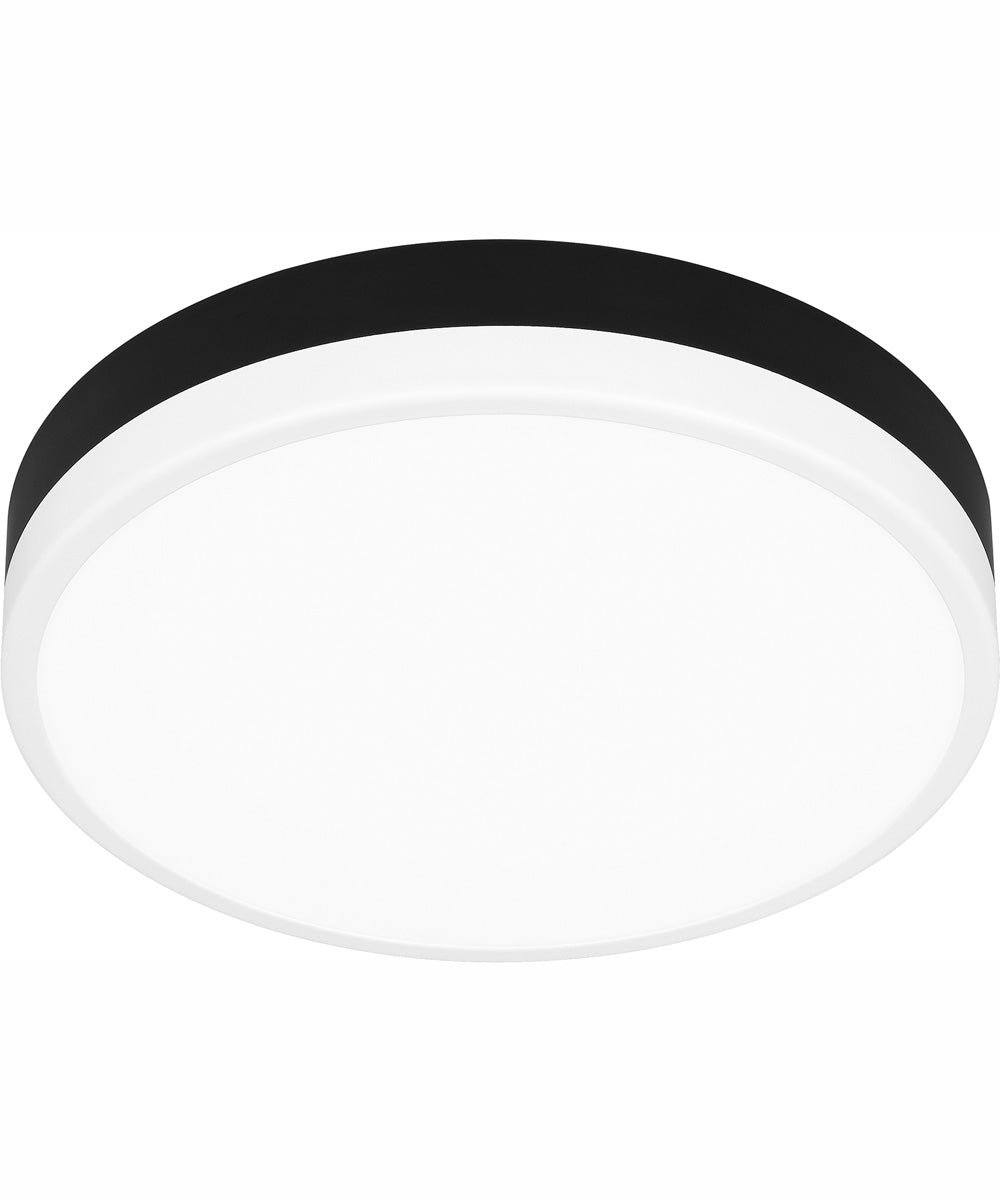 Weldin Small Flush Mount Matte Black White