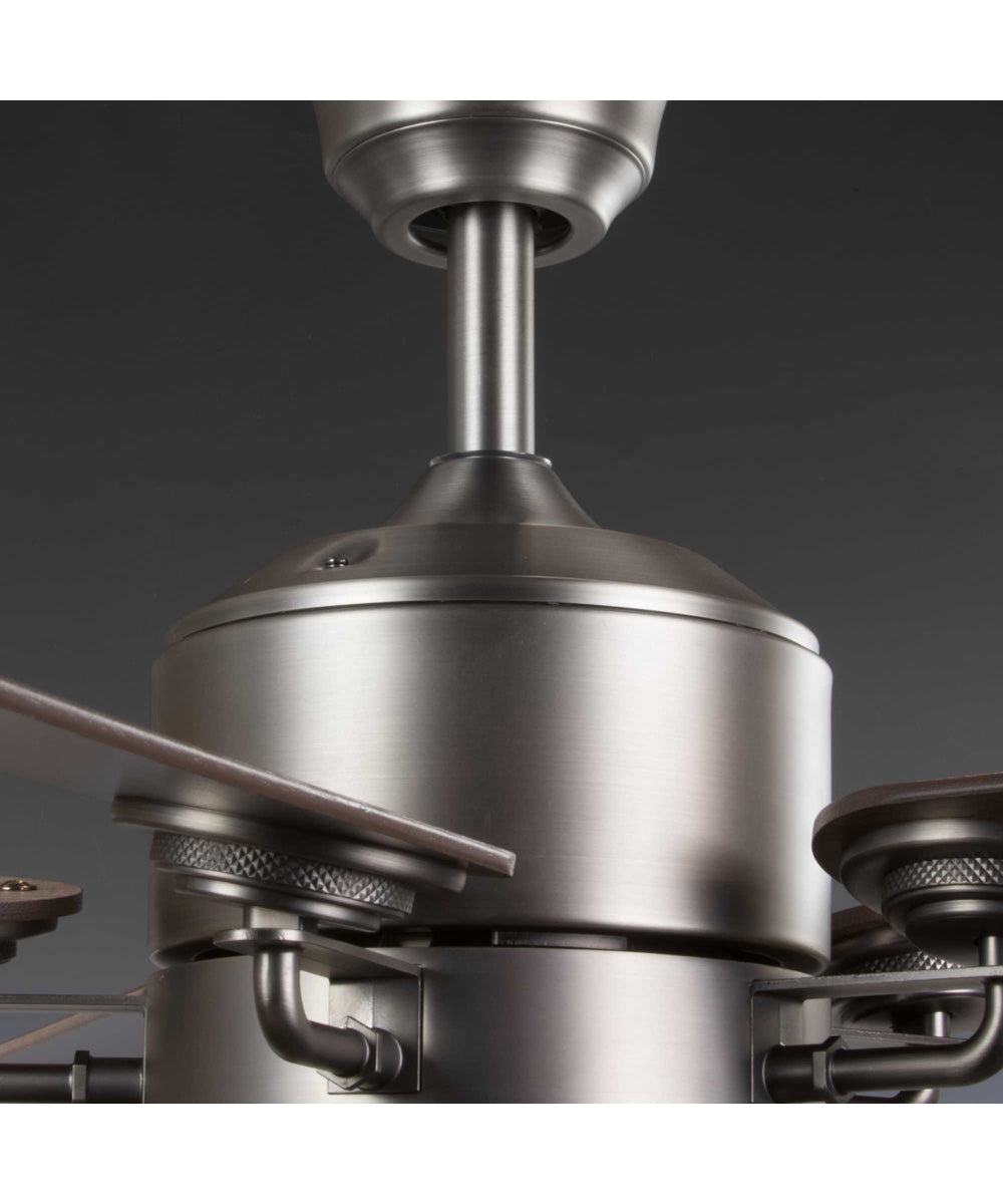 Greer 54" 5-Blade Ceiling Fan Antique Nickel