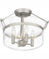 Quoizel Semi-Flush Mount Medium 4-light Semi Flush Mount Brushed Nickel