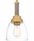 Burkett Small 1-light Mini Pendant Light Gold