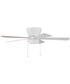 Merit 1-Light Specialty Ceiling Fan (Blades Included) White