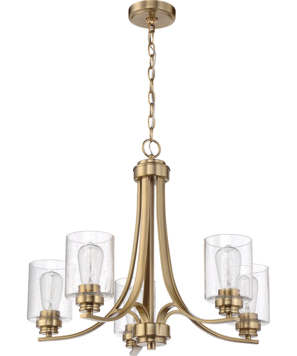 Bolden 5-Light Chandelier Satin Brass