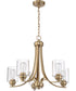 Bolden 5-Light Chandelier Satin Brass